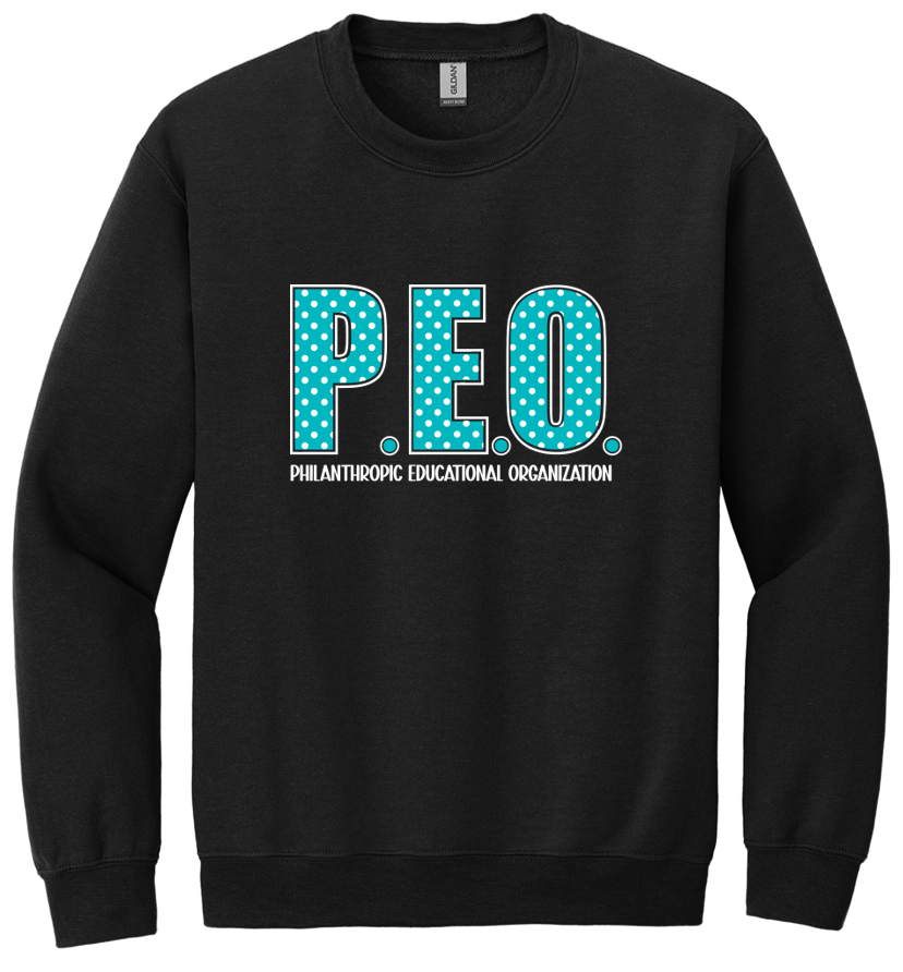 P.E.O. Polka Dot-Sweatshirt