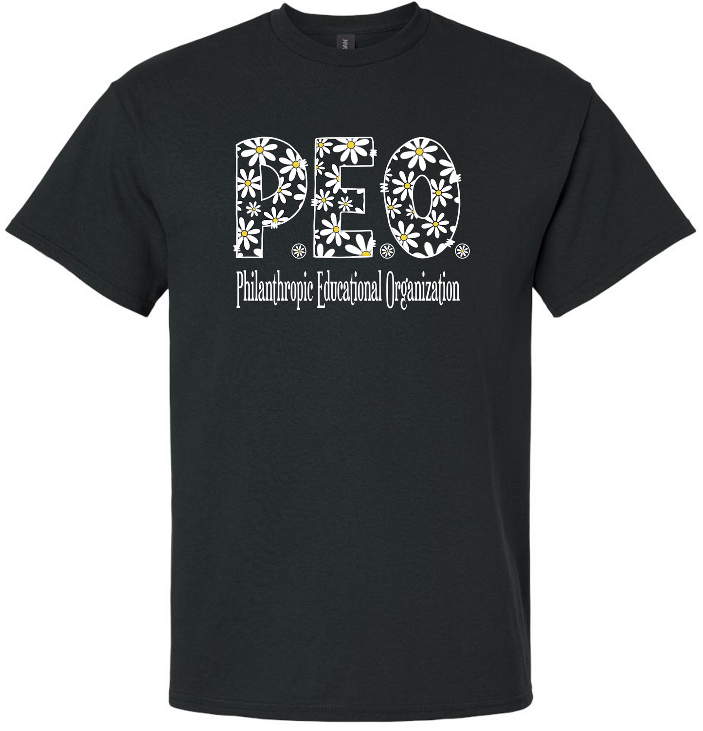 P.E.O. Daisy Font- Crew Neck Unisex Fit