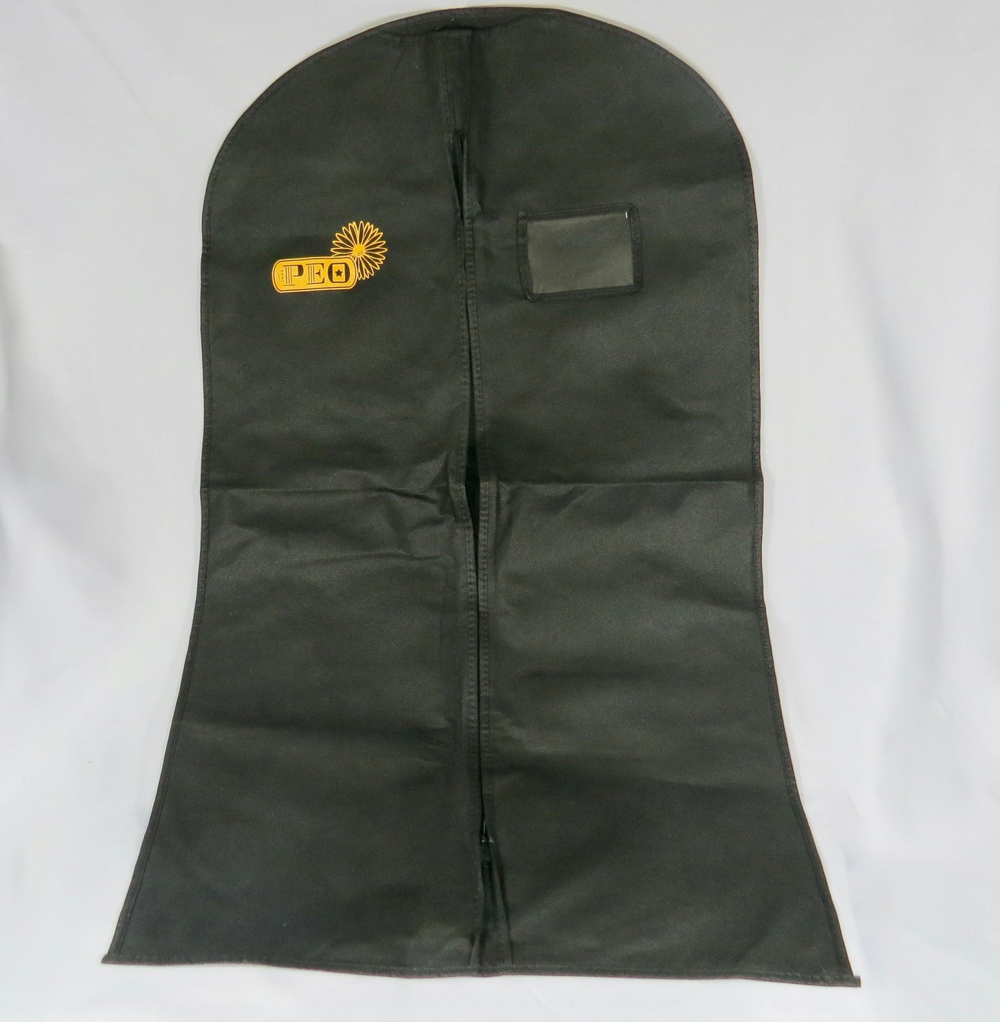 Garment Bag with P.E.O. Logo in Gold
