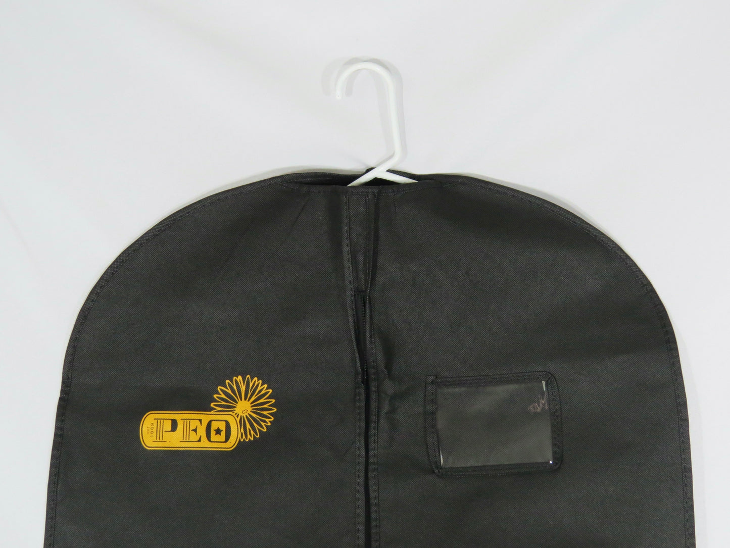 Garment Bag with P.E.O. Logo in Gold