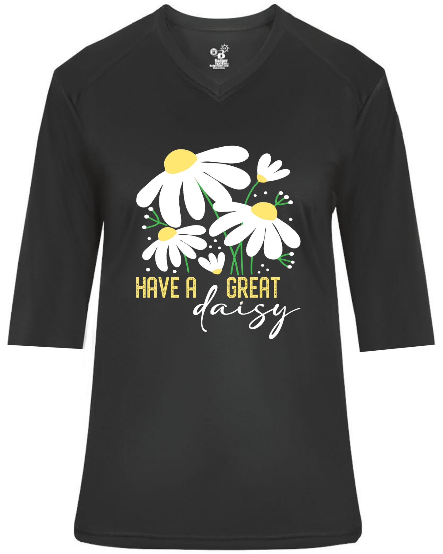 Have a Great Daisy - VNeck Ladies Fit