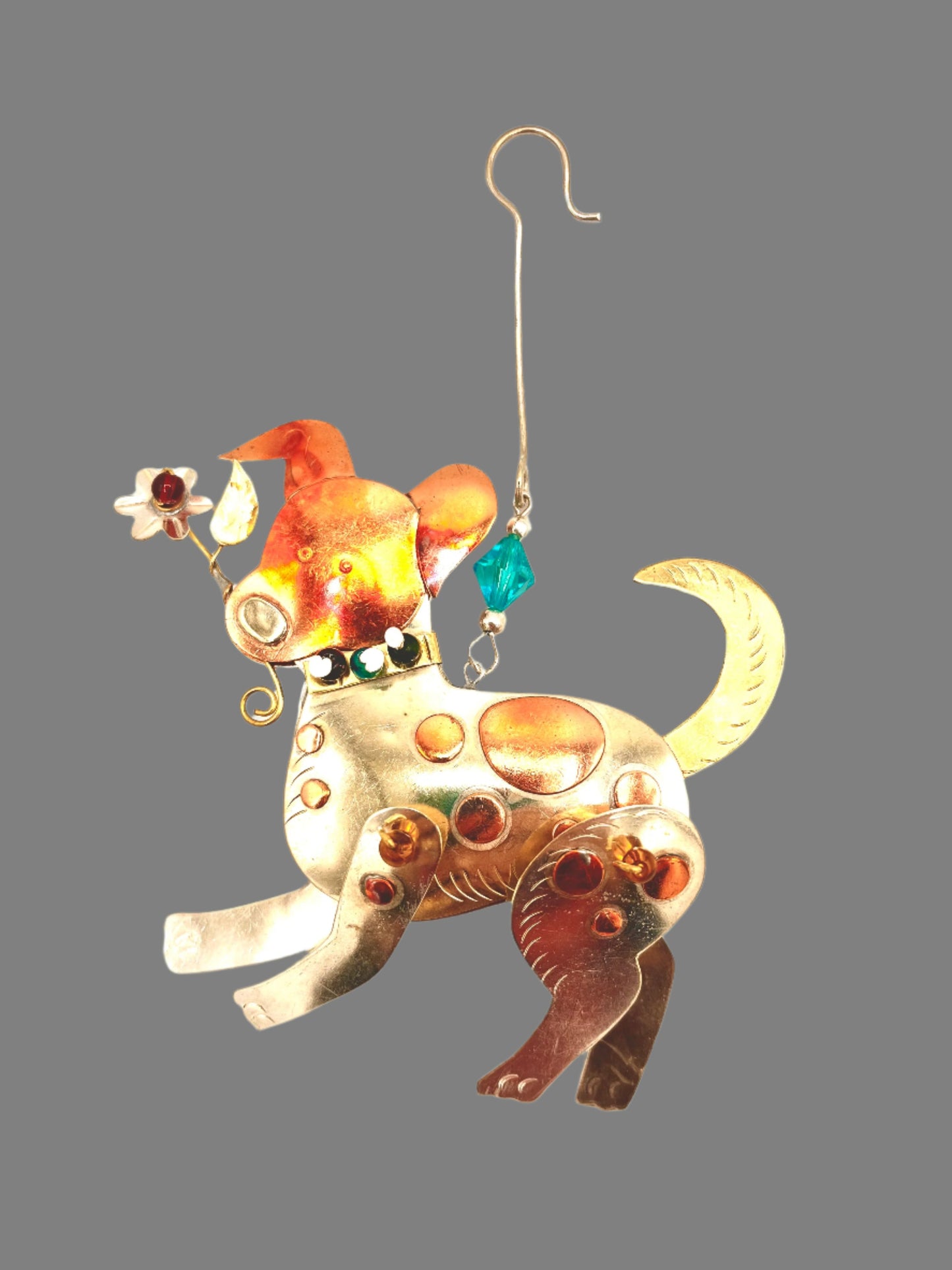 Poppy Dog Ornament