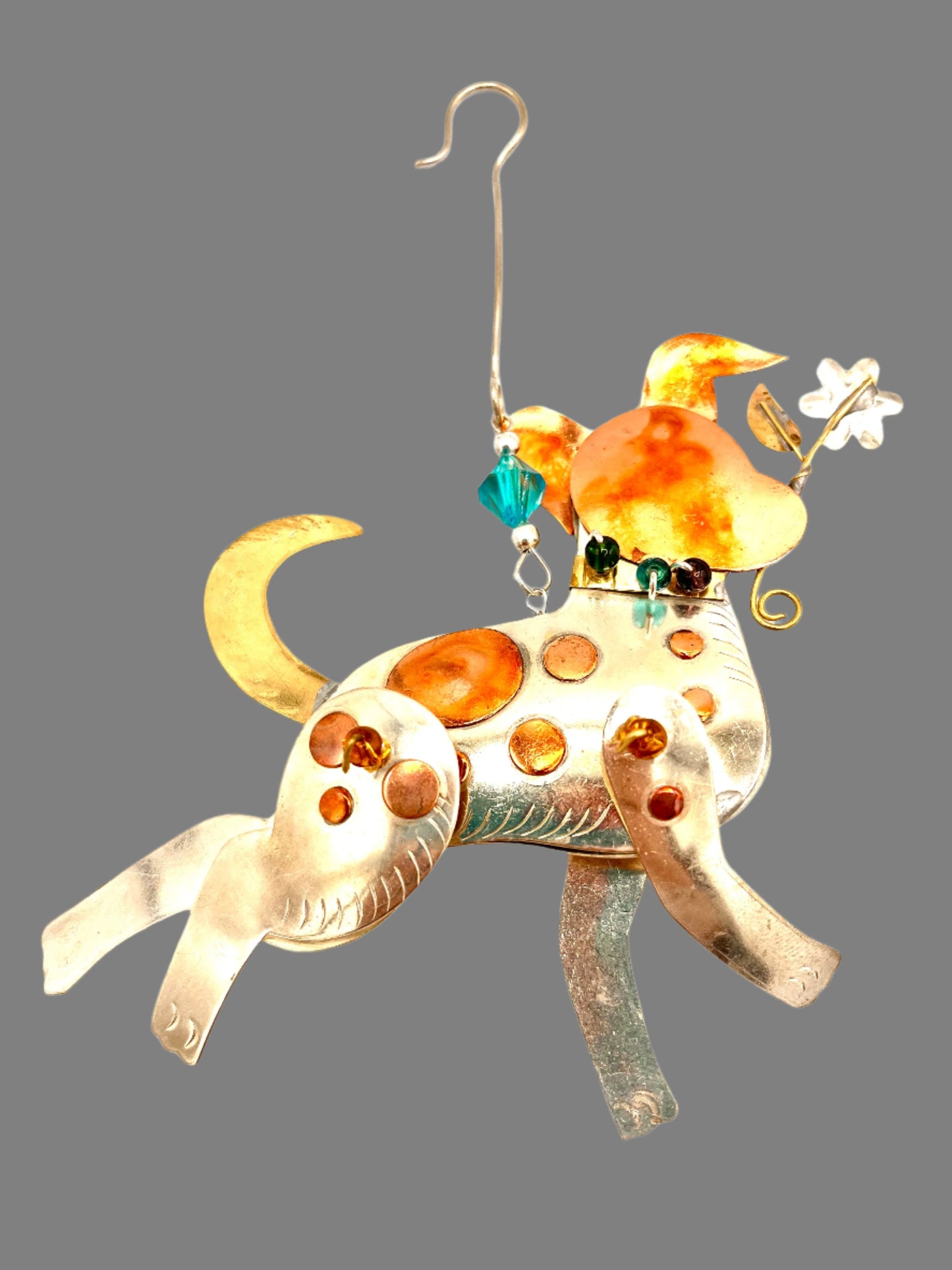 Poppy Dog Ornament