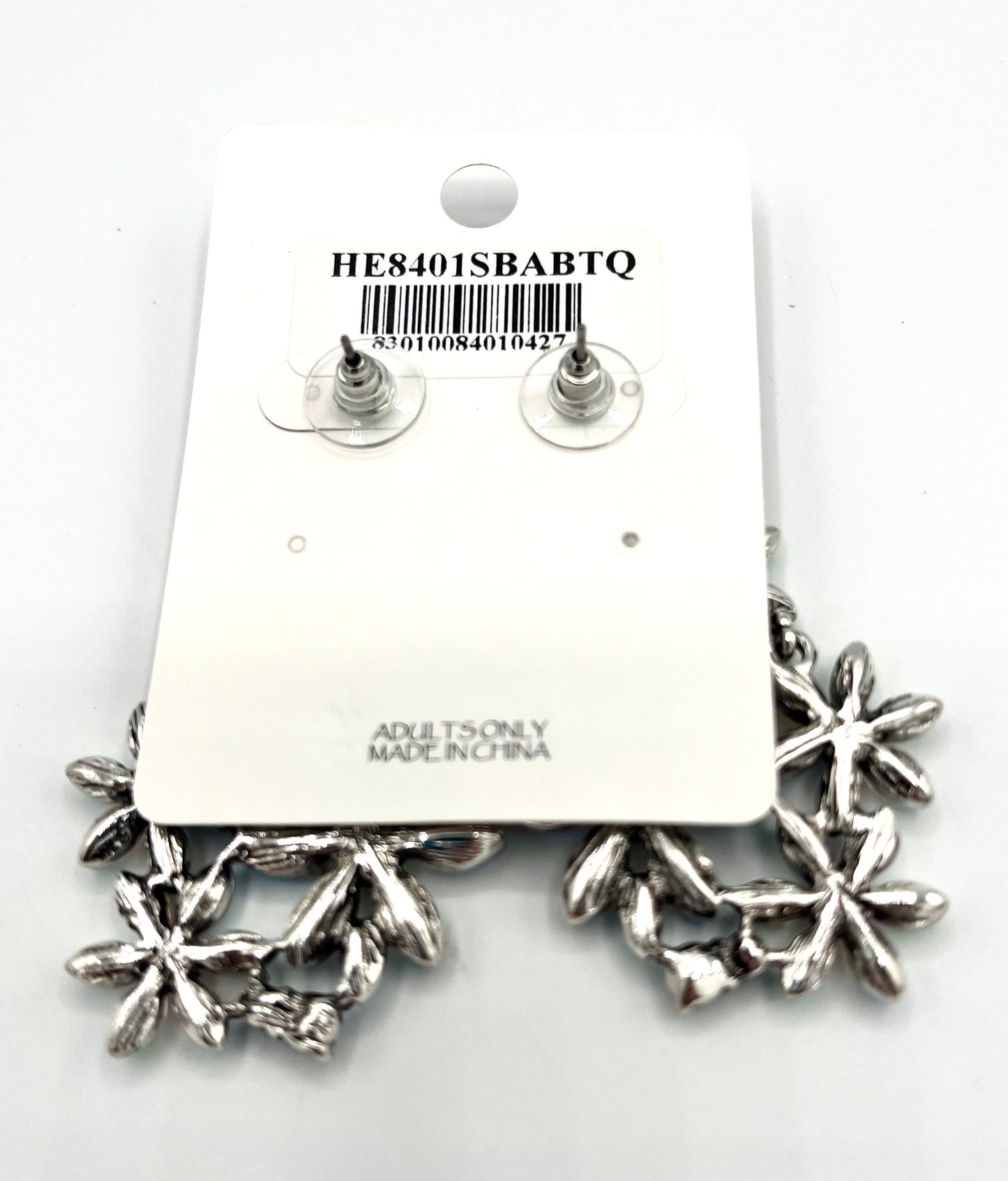 Crystal Daisy Drop Earrings