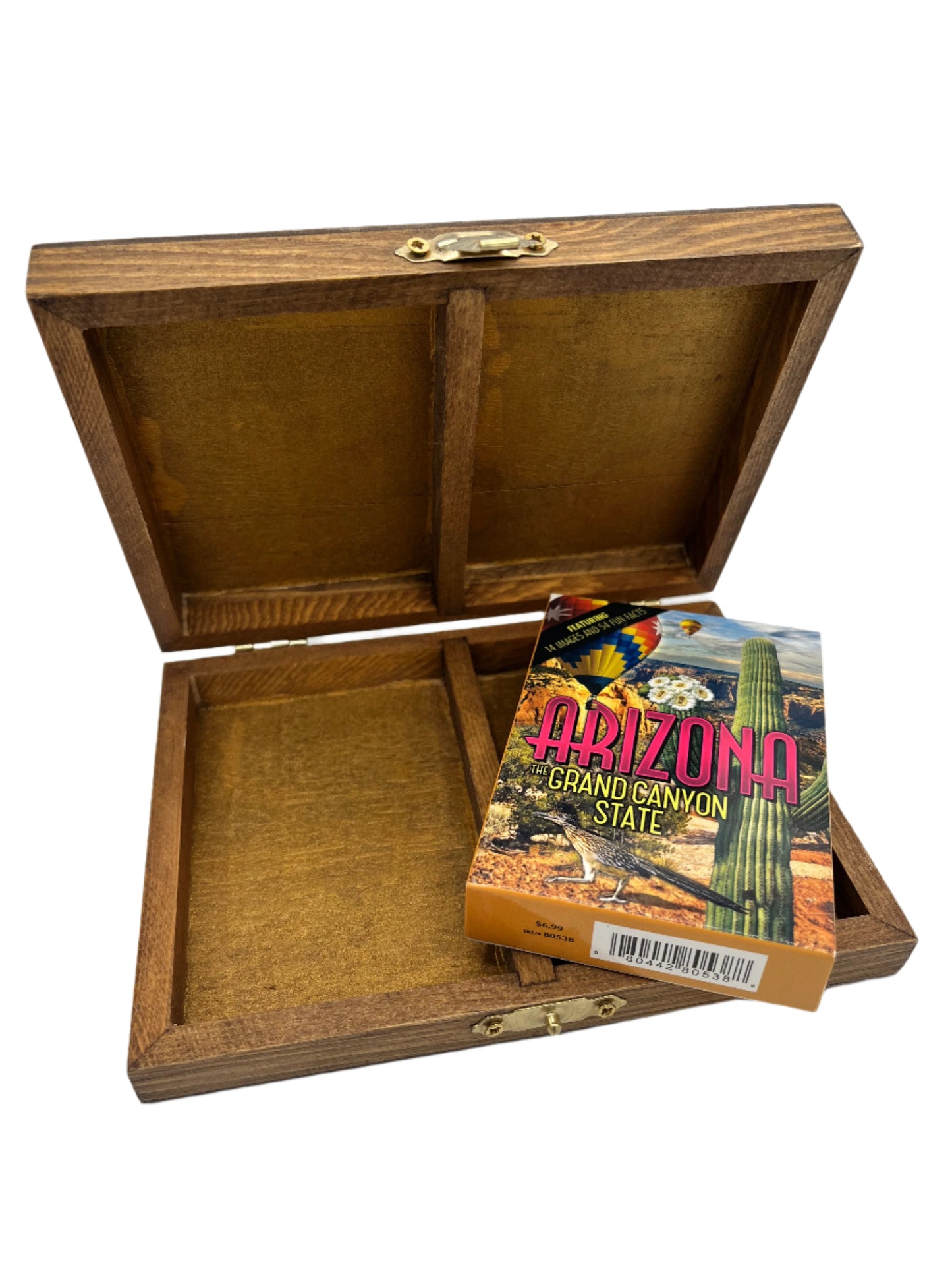 P.E.O. Card Box with Deck of Cards