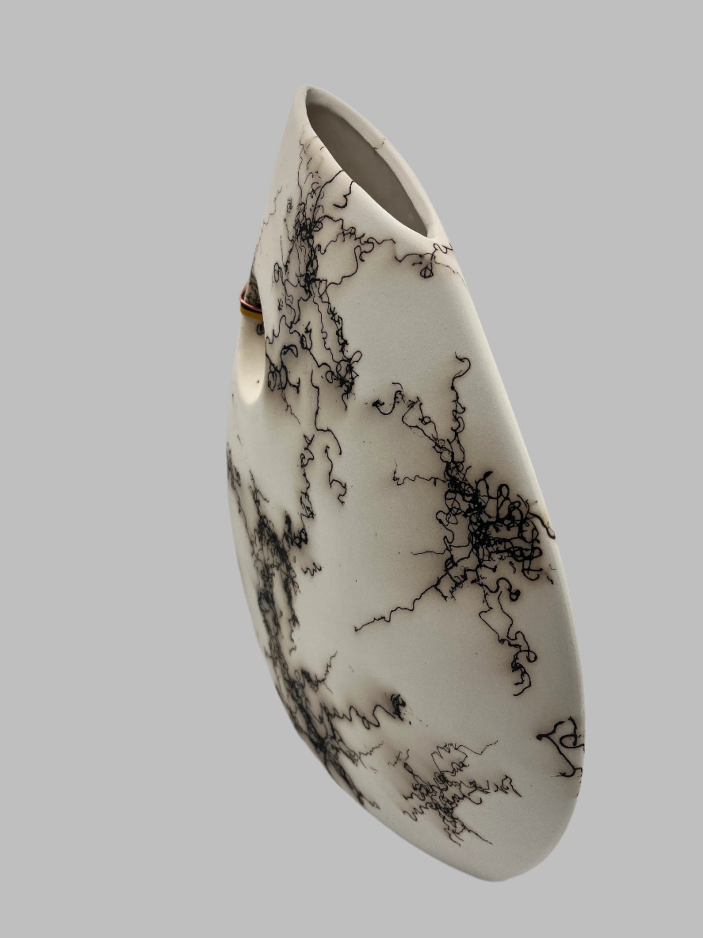 Decorated Horse Hair Pottery