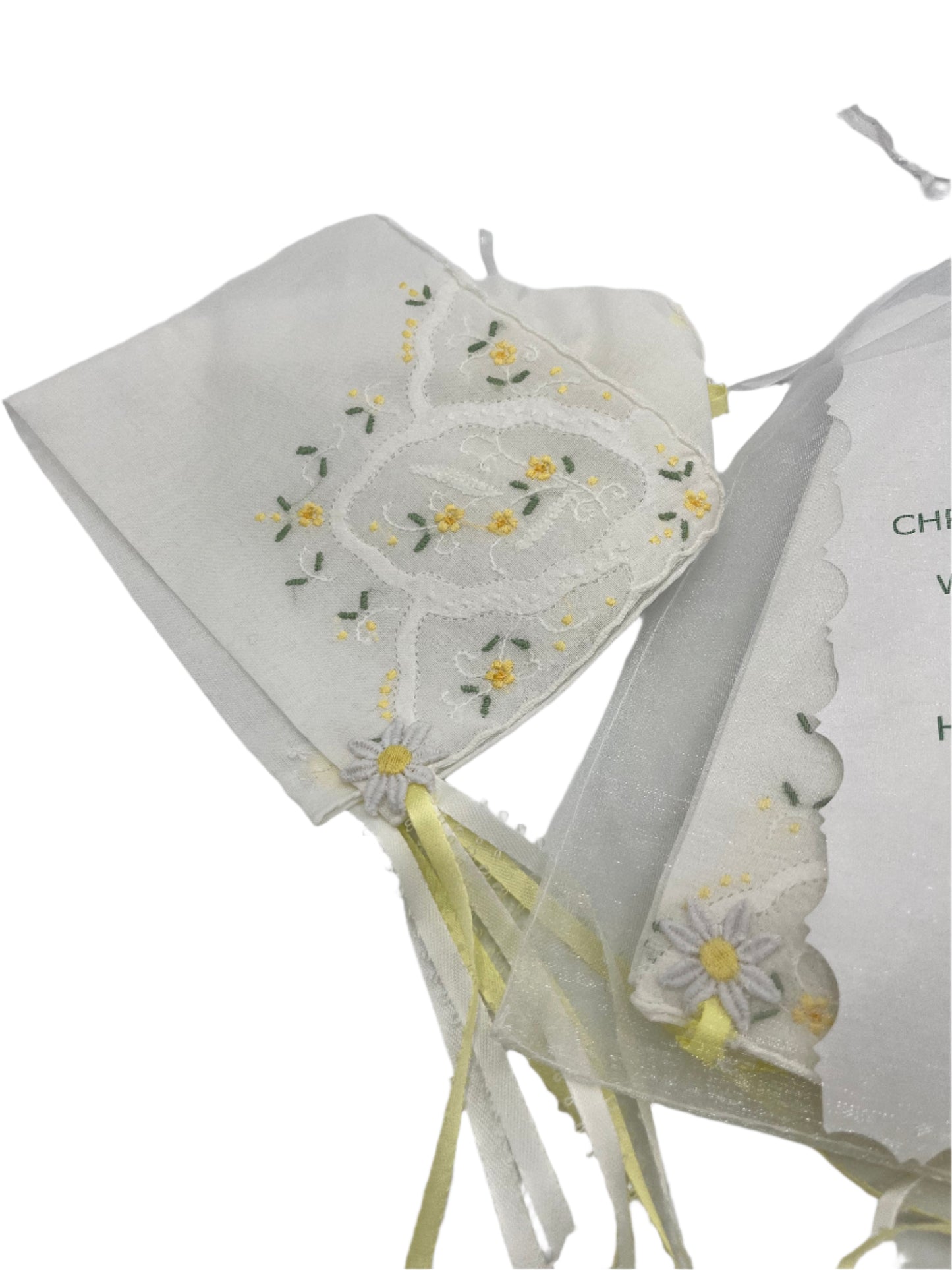 Christening Bonnet & Wedding Hankie