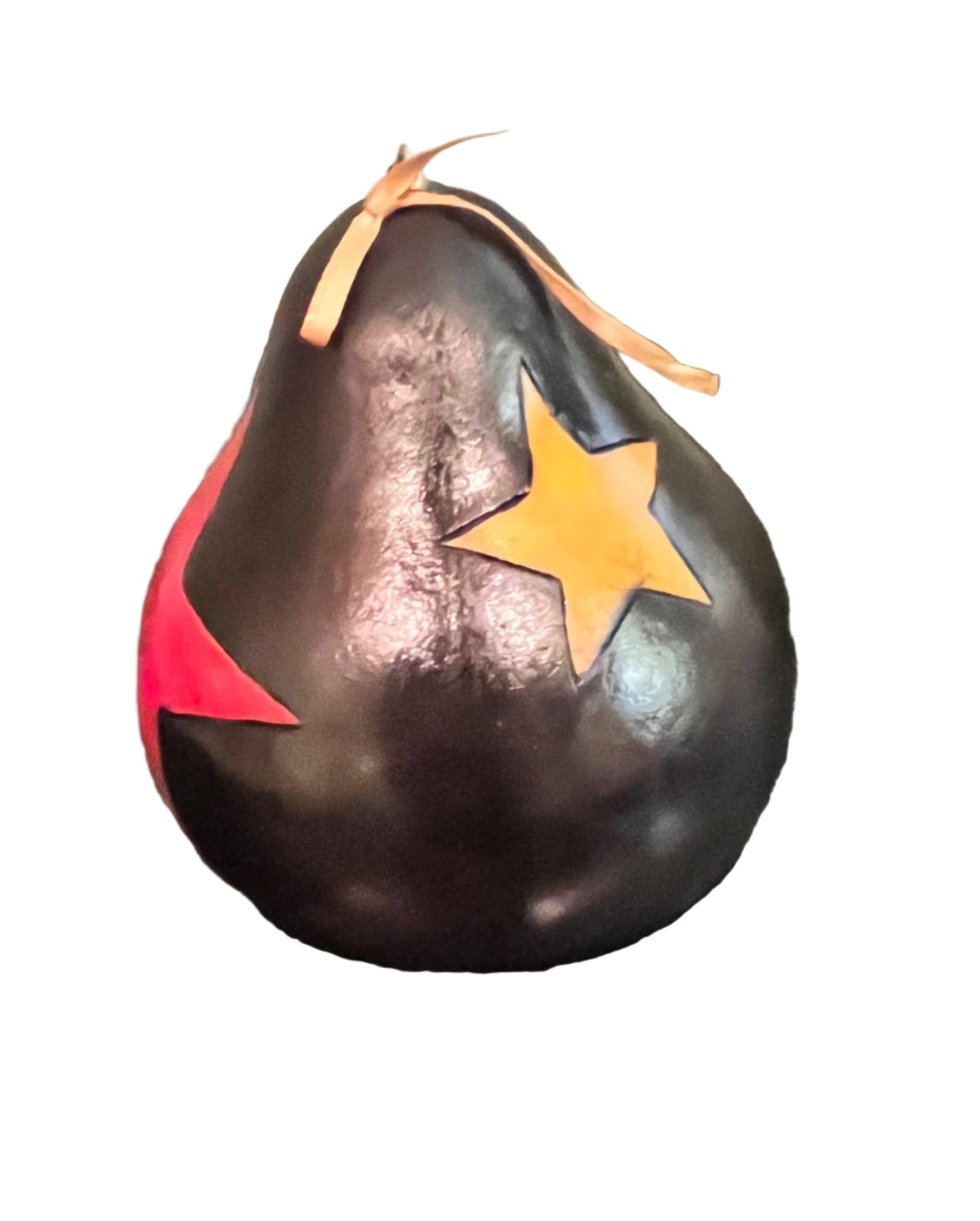 Stars Hand Painted Gourd