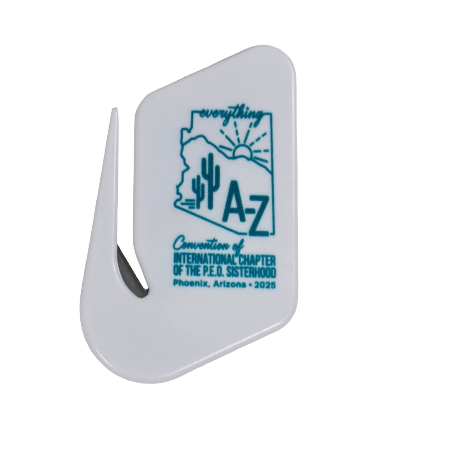 Plastic Letter Opener-White