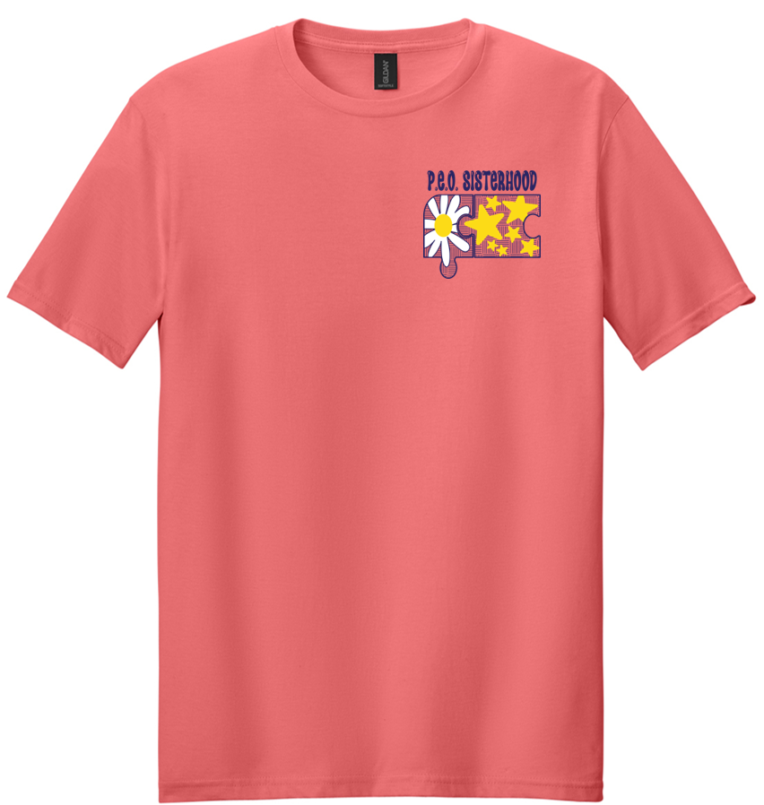 P.E.O Puzzle Coral CrewNeck Unisex Fit