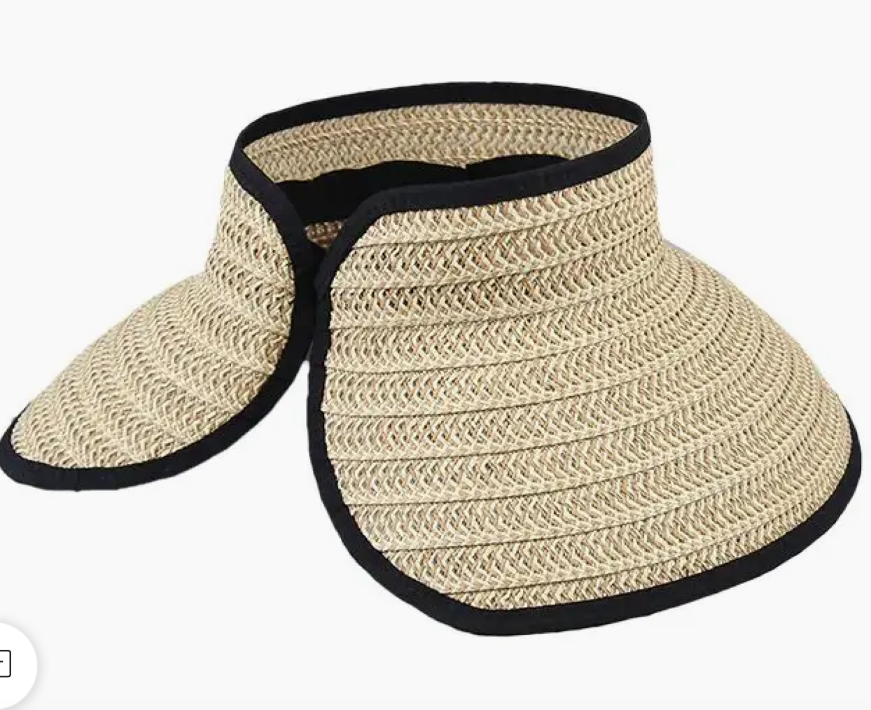 Roll Up Straw Visor