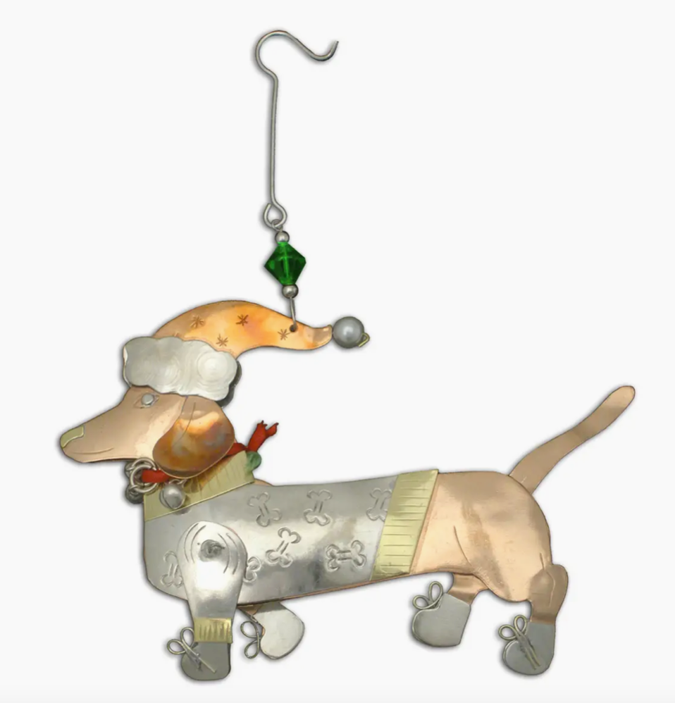 Dasher Dachshund Ornament