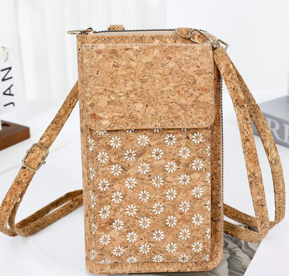 Daisy Cork Crossbody Bag 