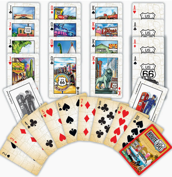 Route 66 Playing Cards