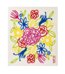 Multi Flower Bouquet Wet-it Cloth