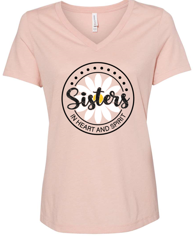 Sisters in Heart & Spirit - VNeck Ladies Fit