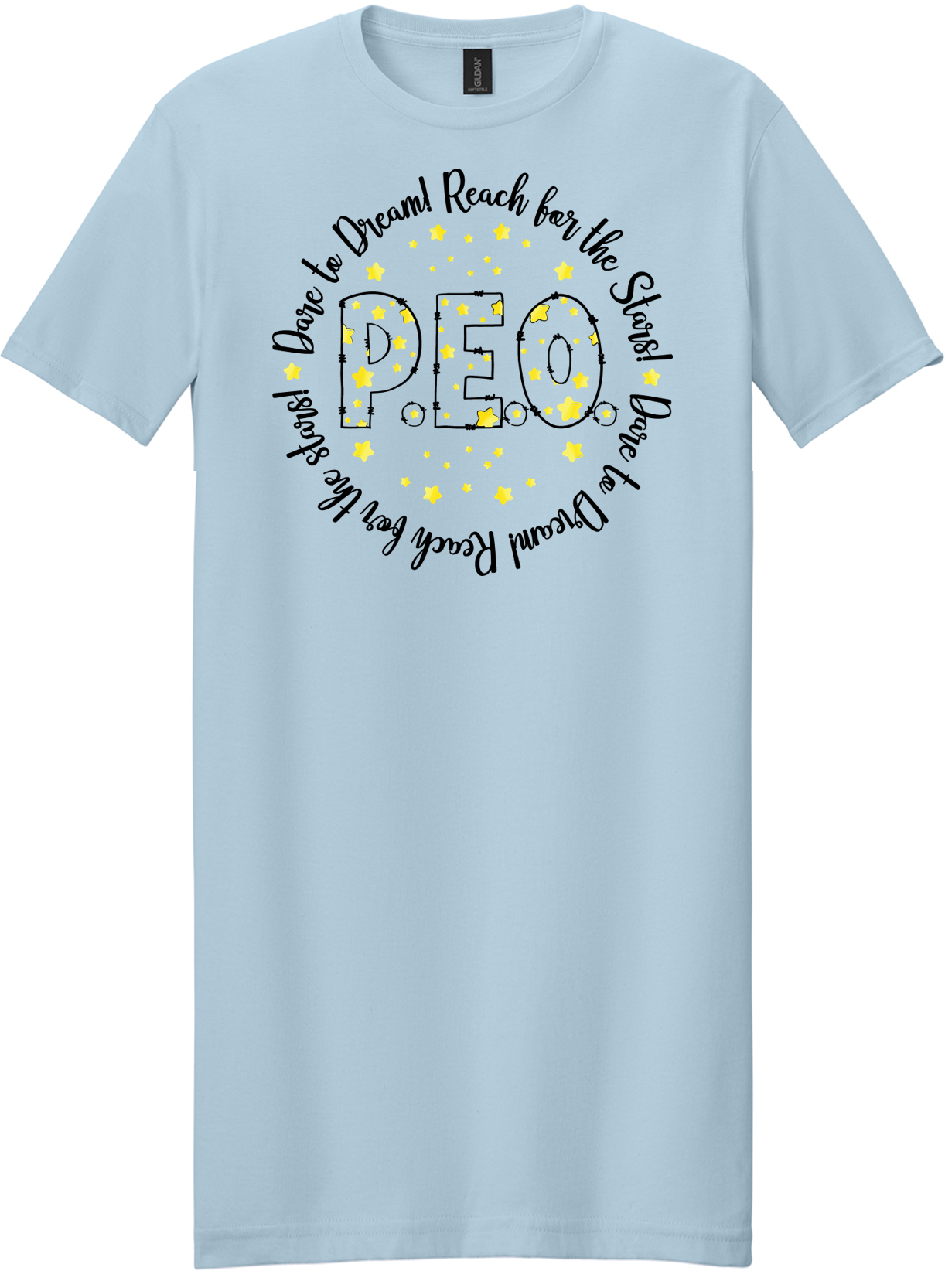 Dare To Dream...Reach for the Stars! Sleep Shirt CrewNeck