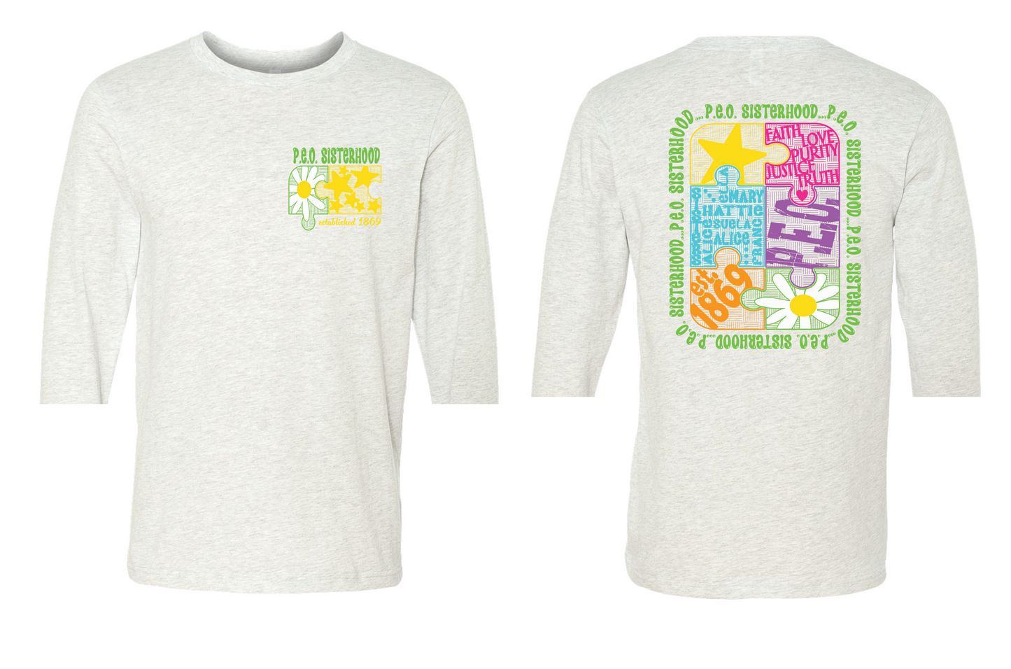 P.E.O. Puzzle - Crew Neck Unisex Fit