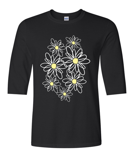 7 Daisies Crew Neck Unisex Fit