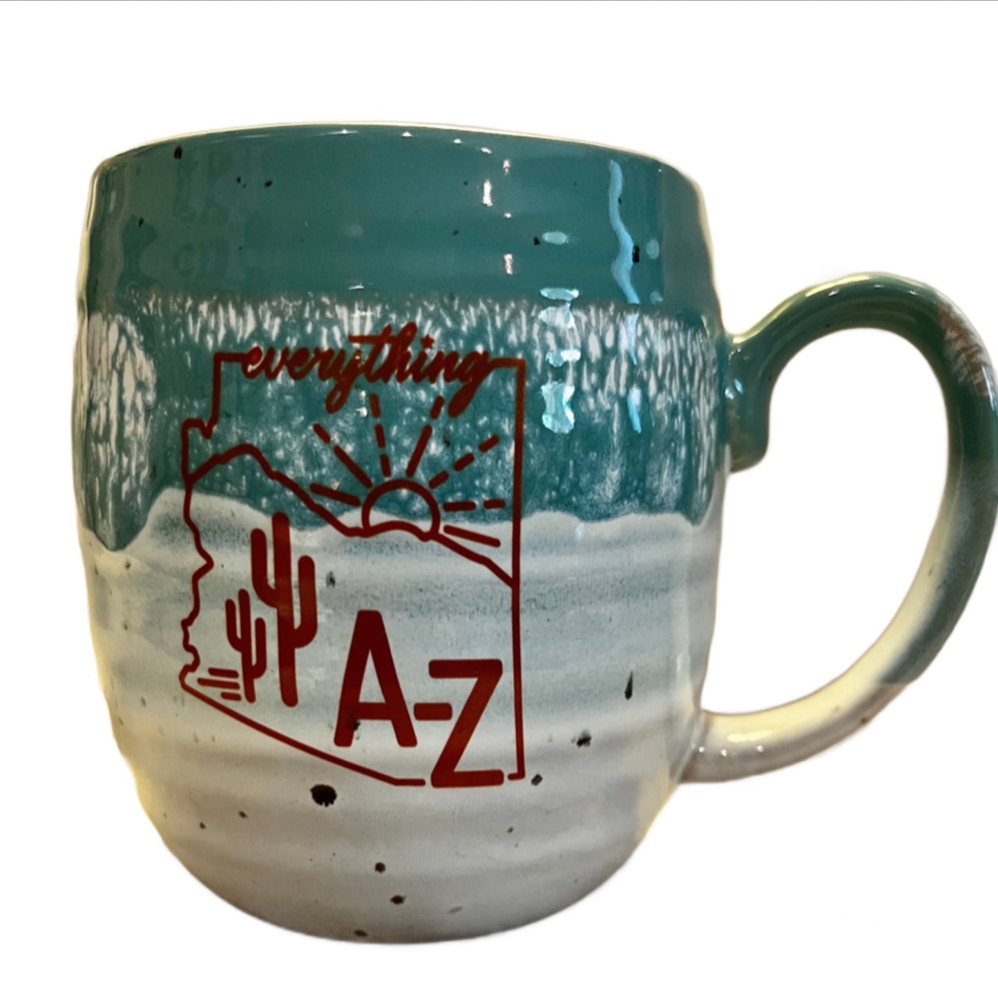 A-Z Turquoise Mug