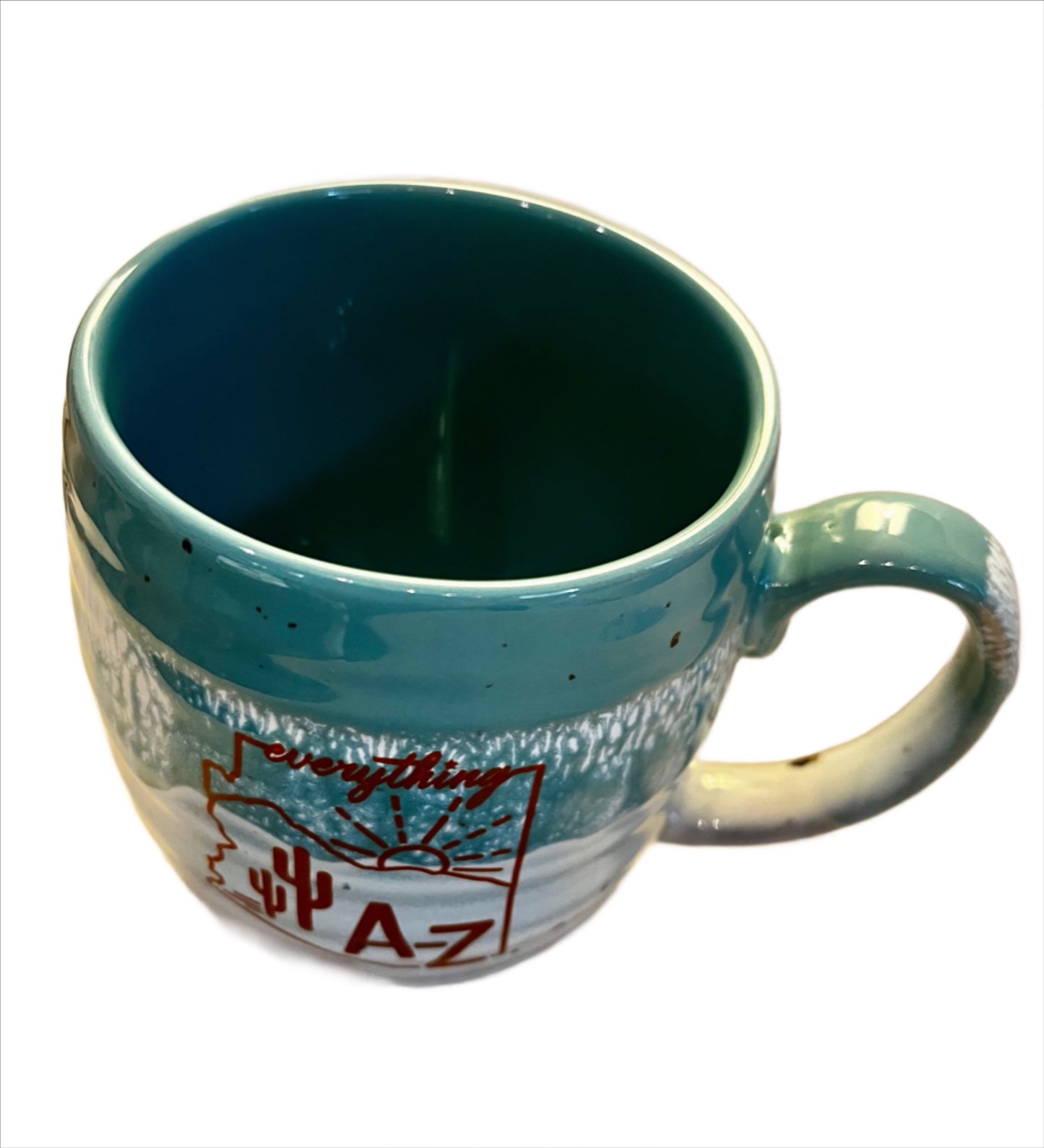 A-Z Turquoise Mug