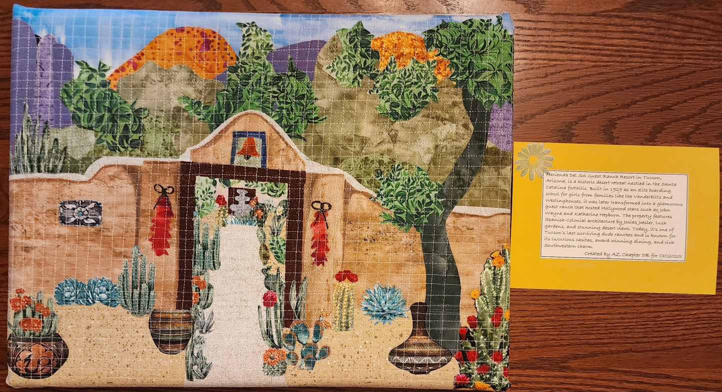 Quilted Collage-Hacienda Del Sol