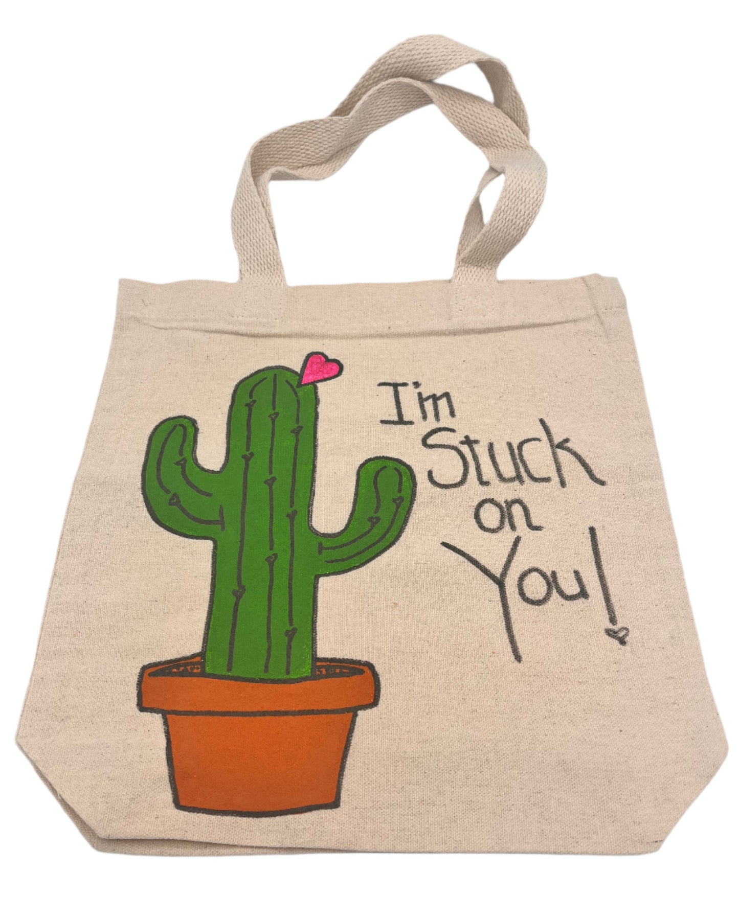 "Stuck on You" Canvas Bag