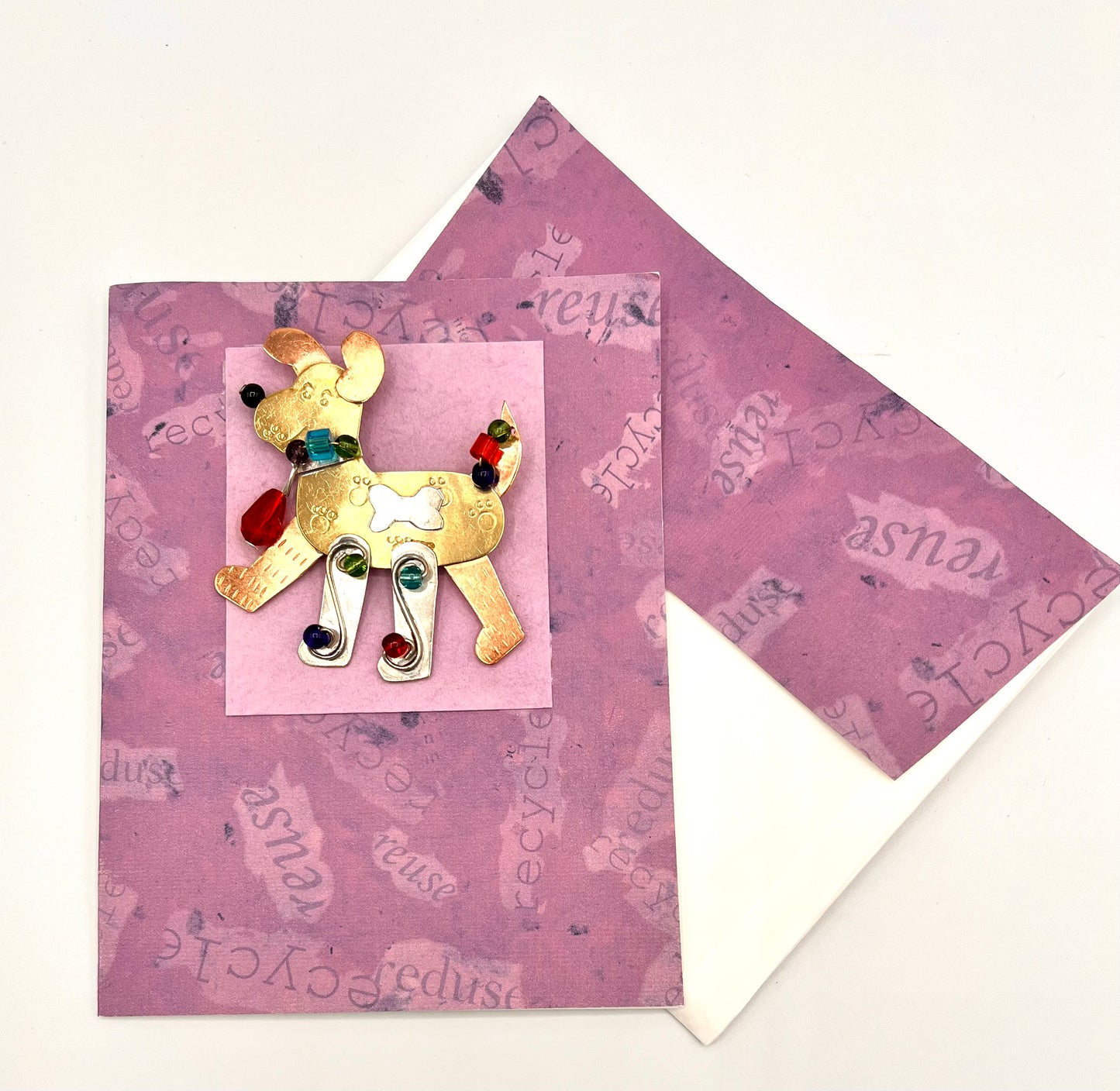 Dog Pin on a Mailable Card