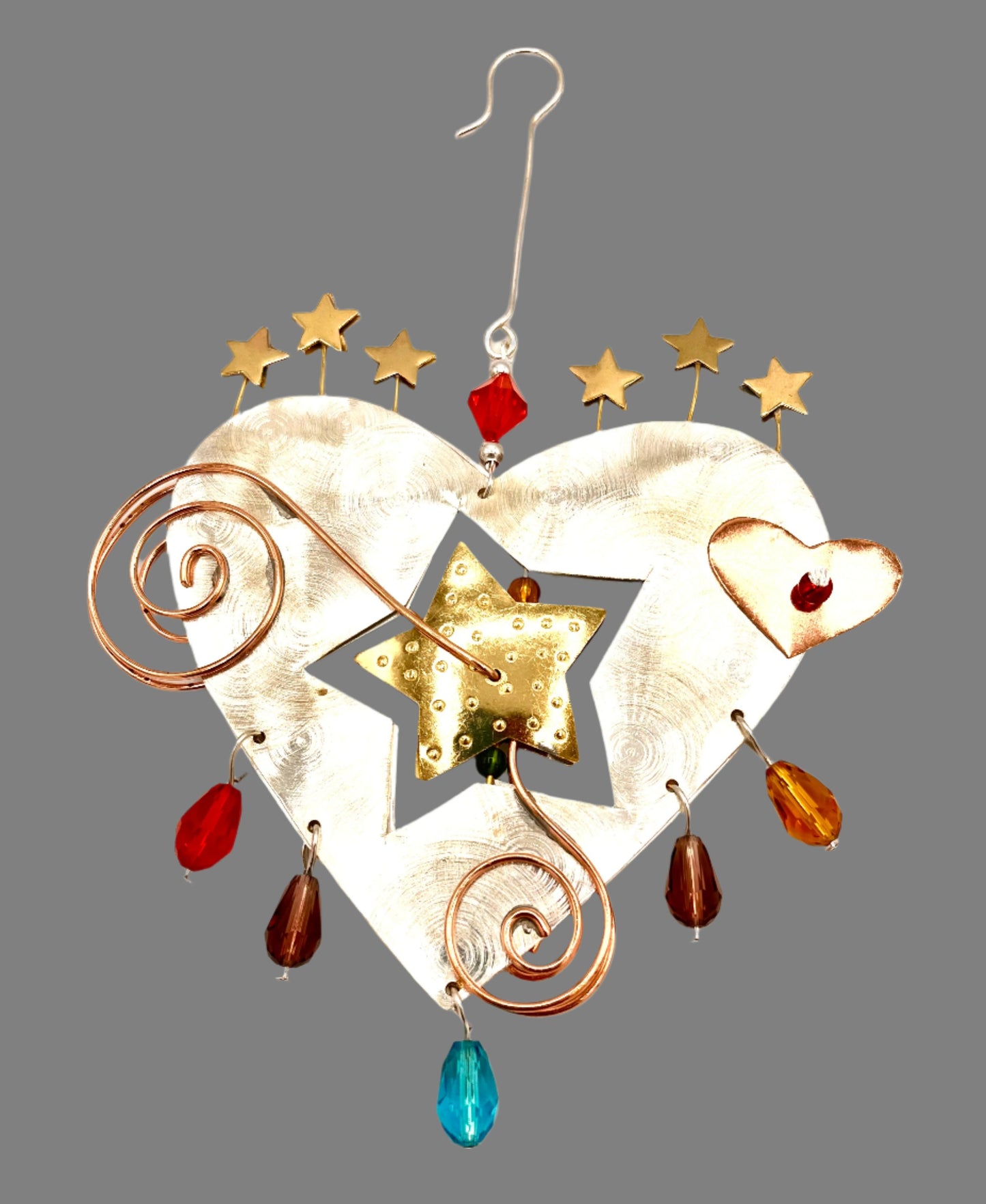 Starburst Heart Ornament