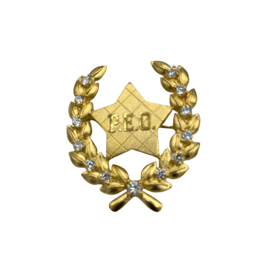 P.E.O. Recognition Pin with Bling
