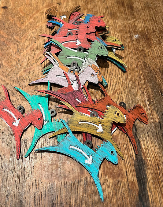 Mini iron Spirit Horses-Multi colored Ornaments