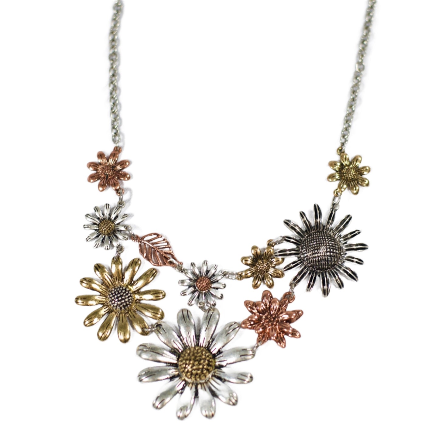 Daisies Everywhere -Necklace and Earring Set