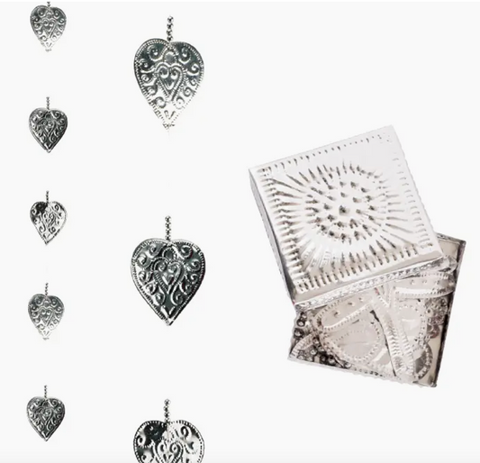 Heart Tin Garland
