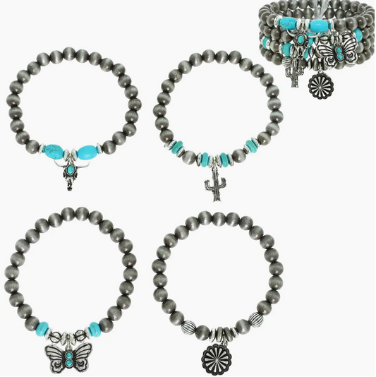 Western Charm Bracelet-Stackable