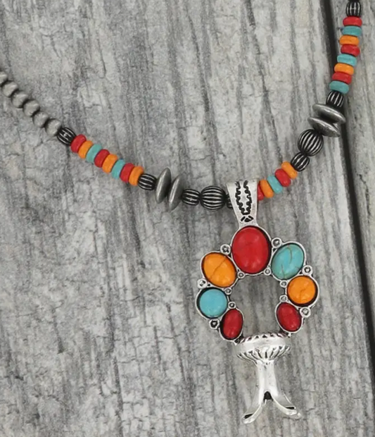 Southwest Squash Blossom Necklace
