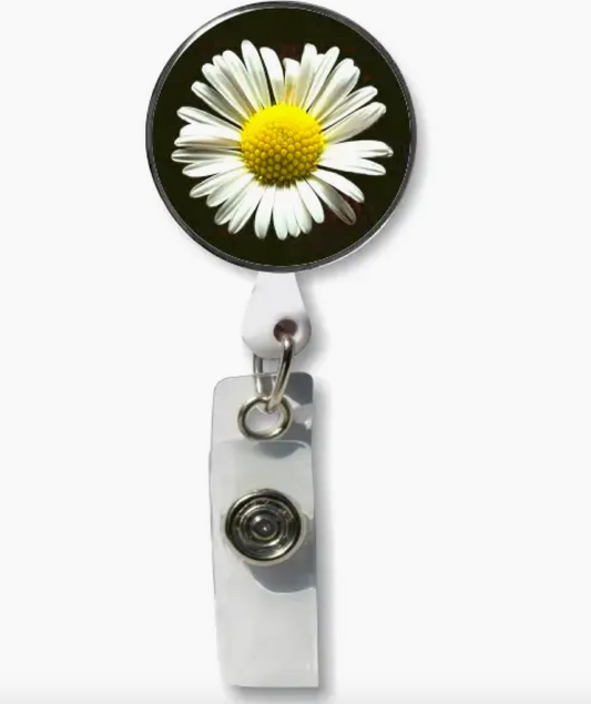 Daisy Badge Holder