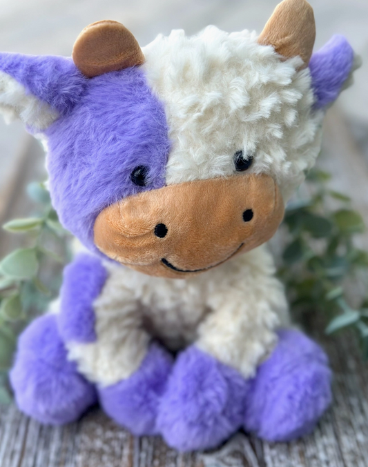Daisy Cow Purple Stuffed Animal